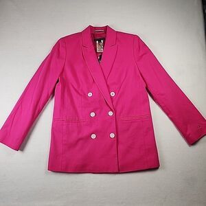 NWT Tommy Hilfiger Adaptive Women Magnetic Closure Double Breasted Blazer Size 4